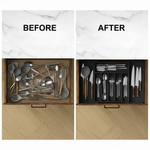 Verstellbarer Besteckschubladen-Organizer – 33–57 cm