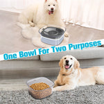 Praktische 2L Hundewasserflasche mit Sichtfenster | AquaPet