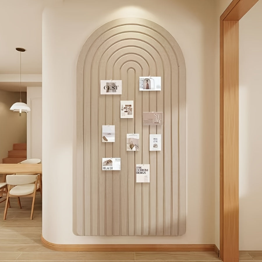 Modern Felt Pin Board in Arch Style – Large, Self-Adhesive, and Elegant