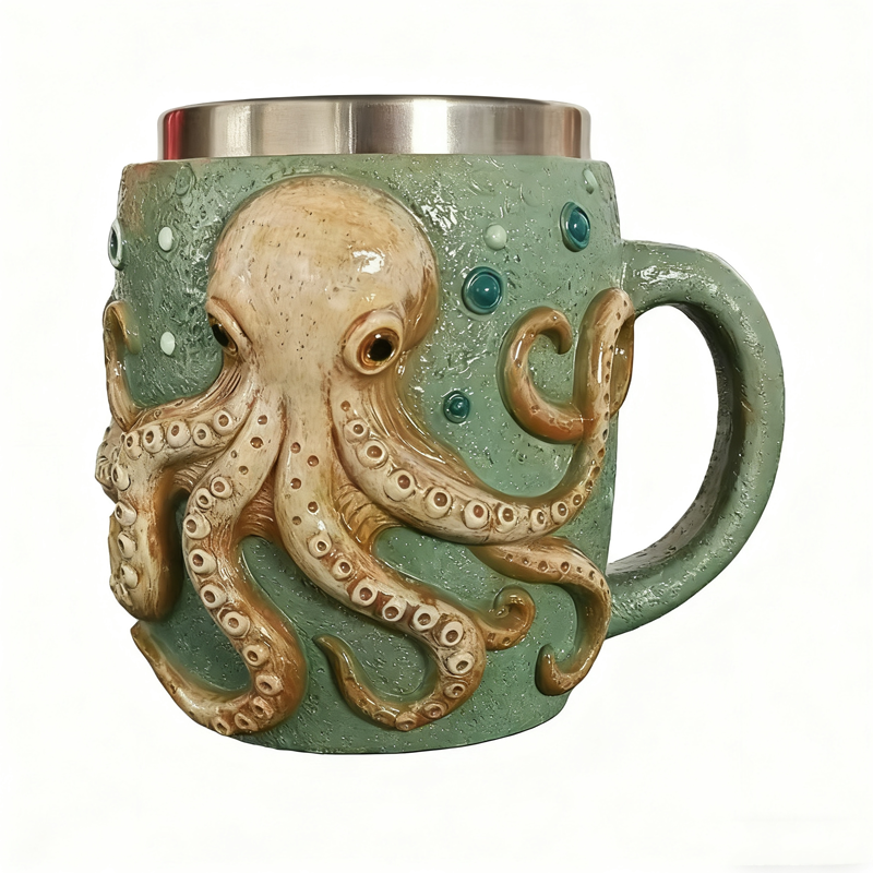 Kreative 3D-Tasse im Motorblock-Design – Einzigartige Kaffeetasse