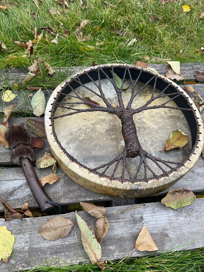 Naturklang | Spirituelle Trommel "Lebensbaum" - Mystische Klänge