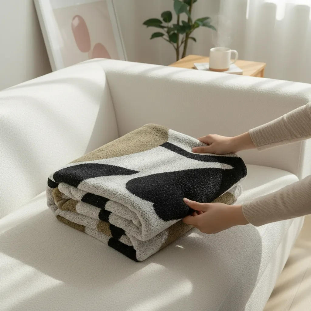 Cozy Throw Blanket for All Seasons with a Soft Texture