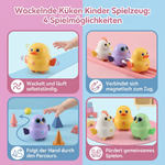 Kinderspielzeug mit wackelnden Küken