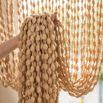 Betthimmel im Boho-Stil mit Perlen für Schlafzimmer oder Spielbereich