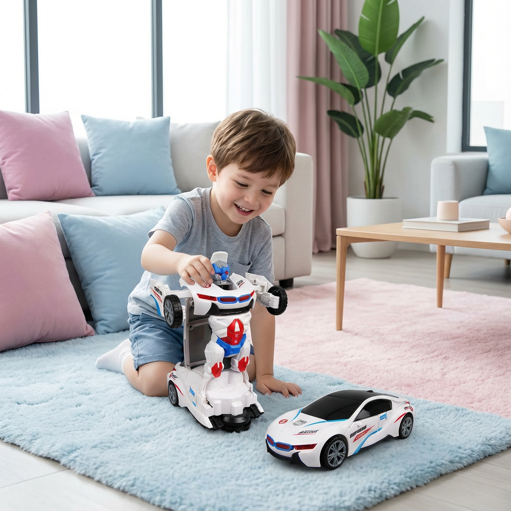 Spielzeugauto mit wandelbarem Design für Kinder