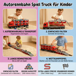 Spielzeug Rennbahn für Kinder mit Lkw