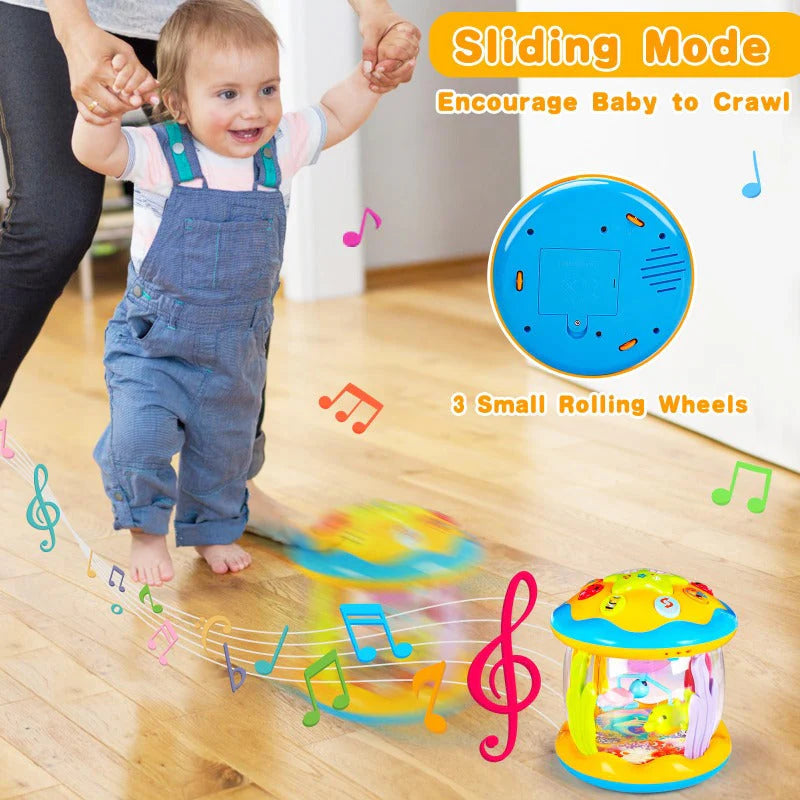 Fantasievolles Nachtlicht-Projektor für Babys mit Musik