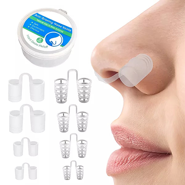 Nasenclips für ruhigen Schlaf – 8 Größen für optimales Atmen