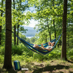 Bequeme Doppel-Hängematte – Perfekt für entspannende Stunden im Freien