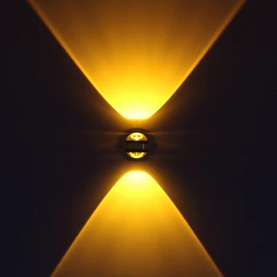 NaturaLuxe LED-Wandlampe | Elegantes Design aus Nussbaum | 6W | Wandmontage