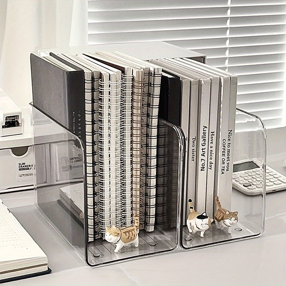 Buchstütze mit klarem Bogen-Design