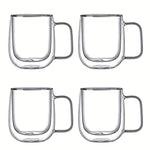 Eleganter Isolierbecher aus Borosilikatglas – Hitzebeständig & Stilvoll