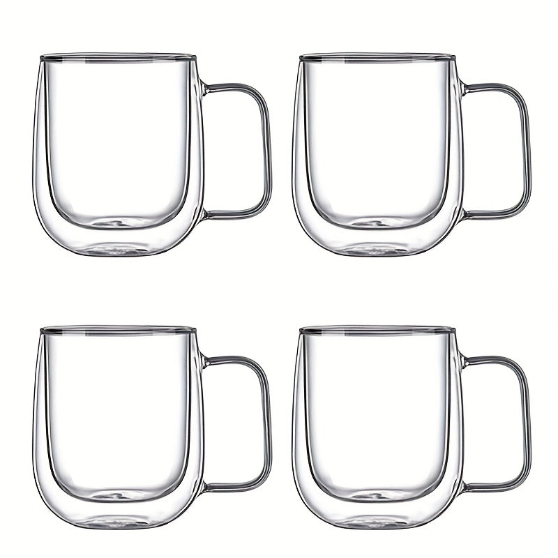 Eleganter Isolierbecher aus Borosilikatglas – Hitzebeständig & Stilvoll