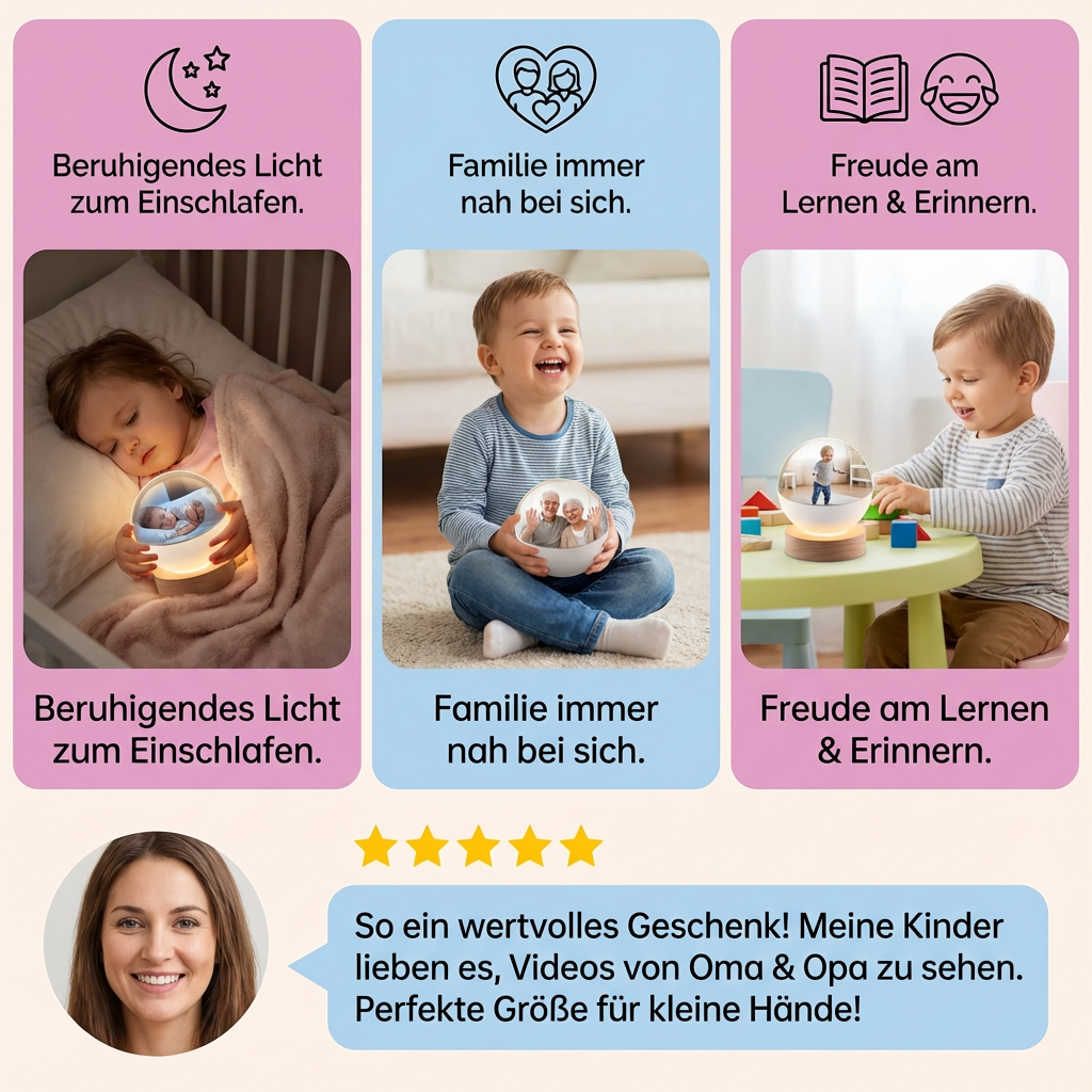 Personalisierte Geschenk-Kugel zur Erinnerung