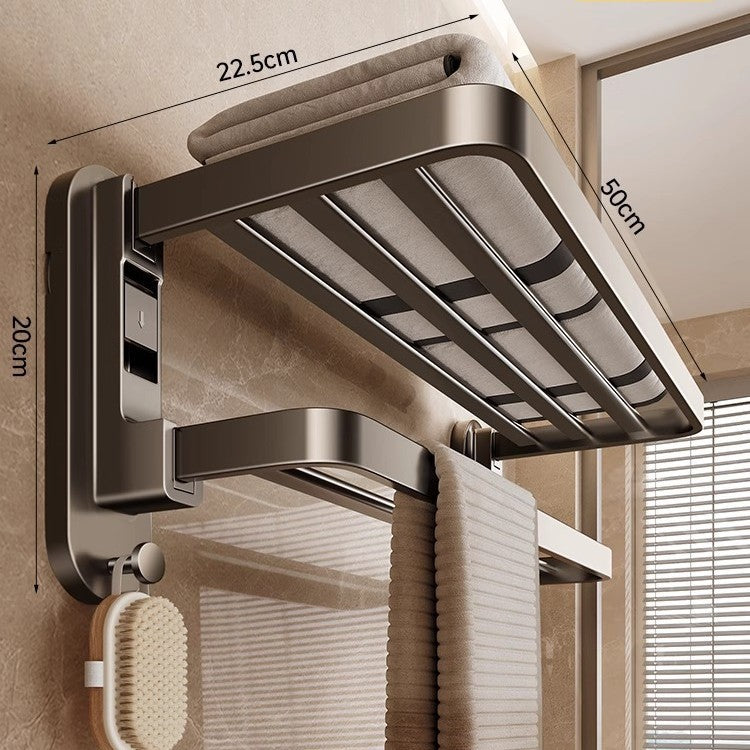 Compact Towel Holder with Suction Cups – Flexible and No Drilling Required