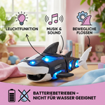 Musikspielzeug in Hai-Form für Kinder mit Lichtfunktion