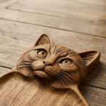 Cat Love on the Table – Elegant Wooden Serving Board