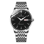 Stilvolle Herrenarmbanduhr mit automatischem Kalender und Luminiszenz