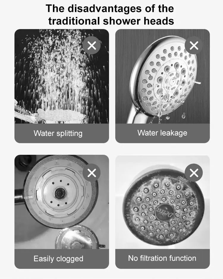 AquaRelax - Versatile Massage Shower Head for Your Home
