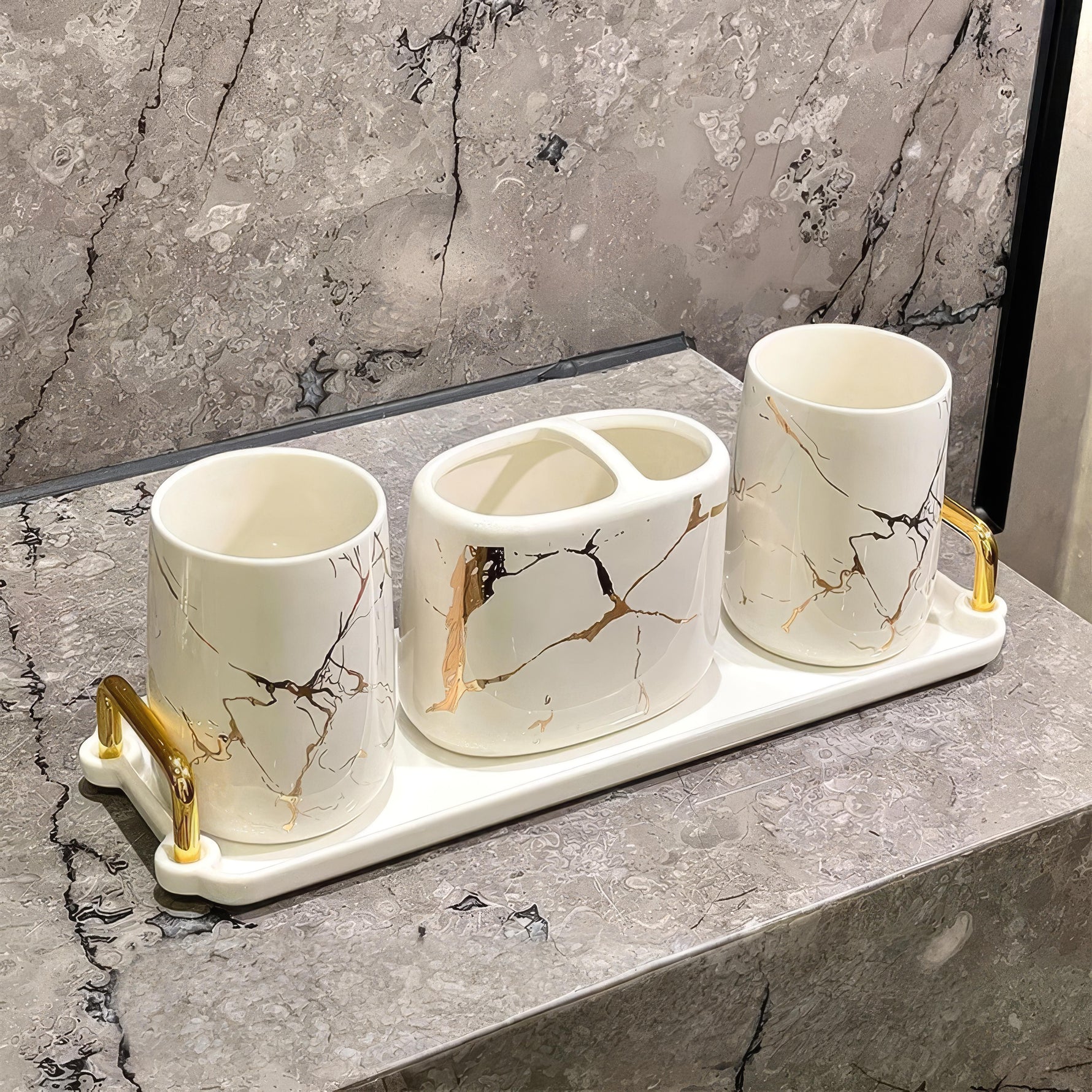 Stylish Ceramic Bathroom Set for Modern Living