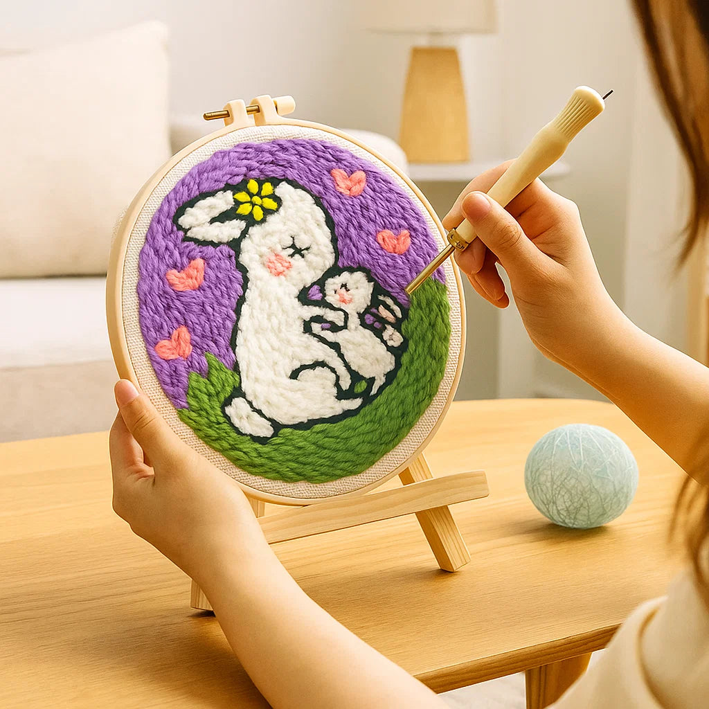 Calming Embroidery Kit for a Creative Break