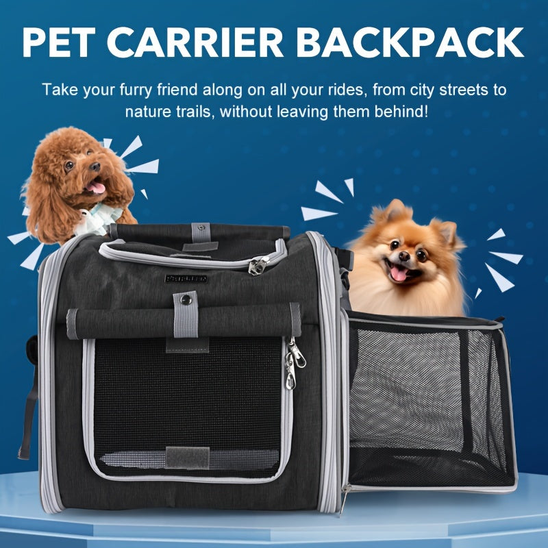 Expandable Pet Basket for Bikes – Comfortable and Safe for Small Companions