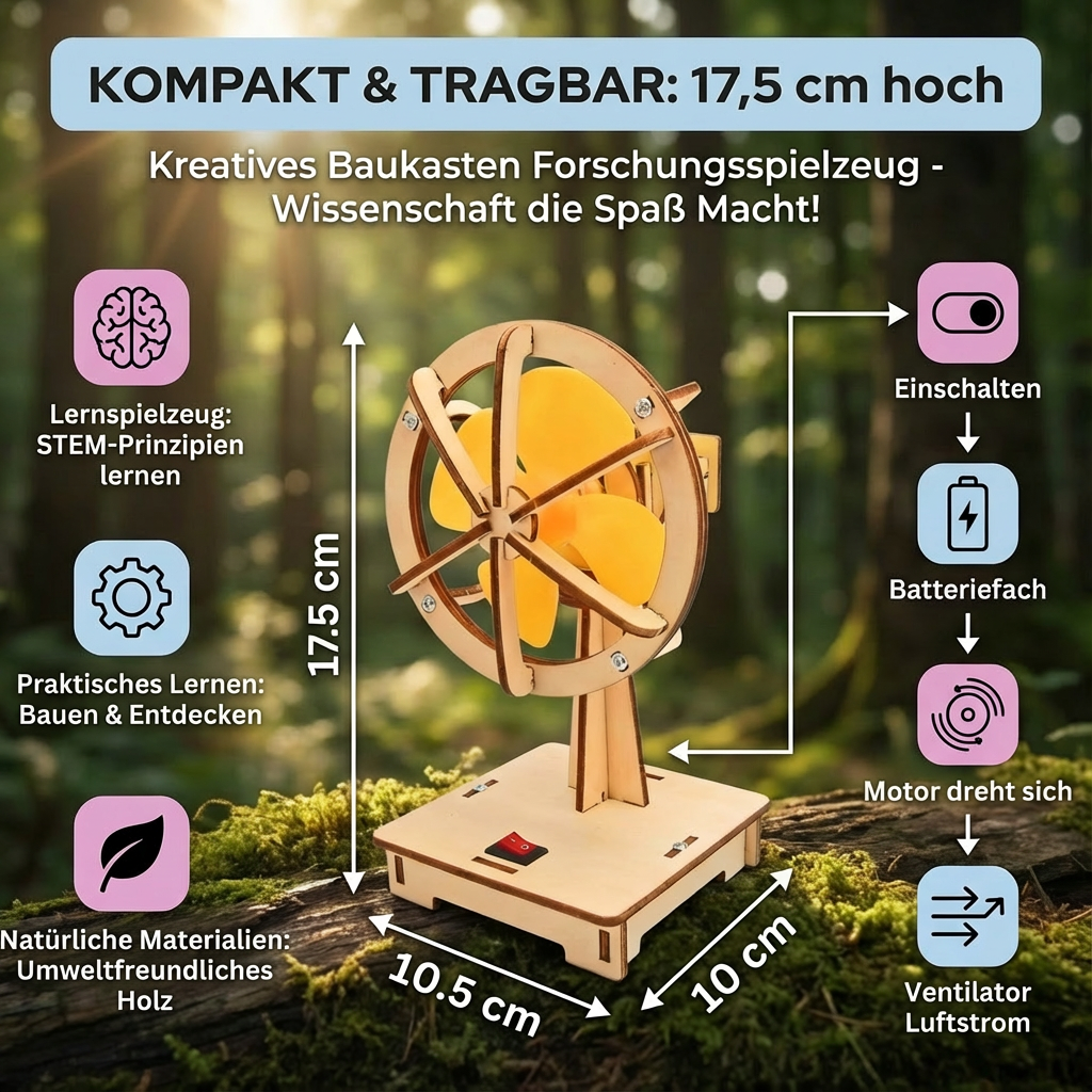 Kreatives Wissenschaftsspielzeug im Baukasten-Design für Forschung