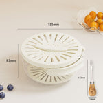 2-in-1 Drainer and Storage Basket – Easy Washing & Storing of Fruits and Vegetables