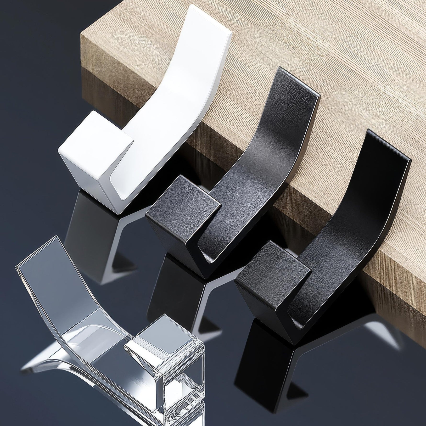 Practical wall hooks for every room – set of 5 with strong hold