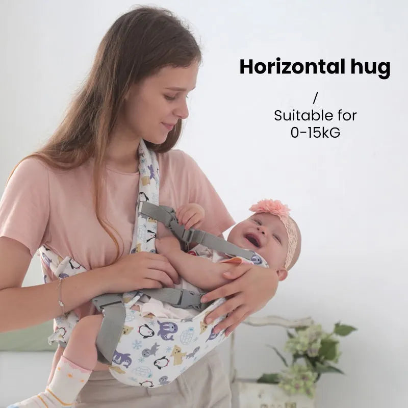 Ergonomische Tragehilfe für Neugeborene und Kleinkinder – Multifunktionale Babytrage