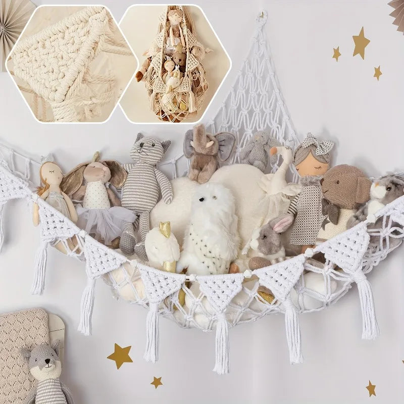 Cozy Storage Hammock for Toys | Space-Saving Decor Organizer