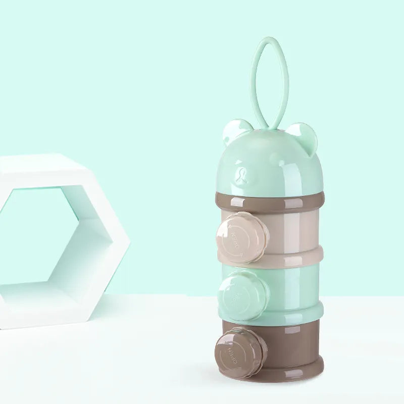 Stapelbarer Behälter für Baby-Milchpulver und Snacks – Milchpulver Spender