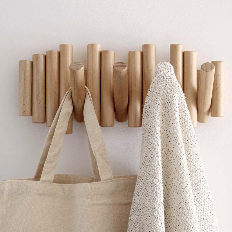 Nordic Charm - Vielseitiges Wandregal aus Buchenholz