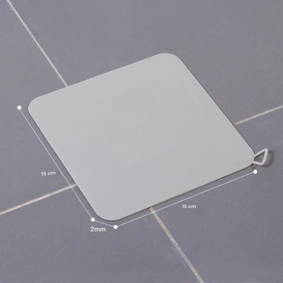 Silicon Duschabflussabdeckung – Geruch absorbierende Matte zur Haar- und Schmutzfang, verhindert Verstopfungen