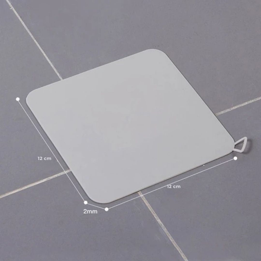 Silicon Duschabflussabdeckung – Geruch absorbierende Matte zur Haar- und Schmutzfang, verhindert Verstopfungen