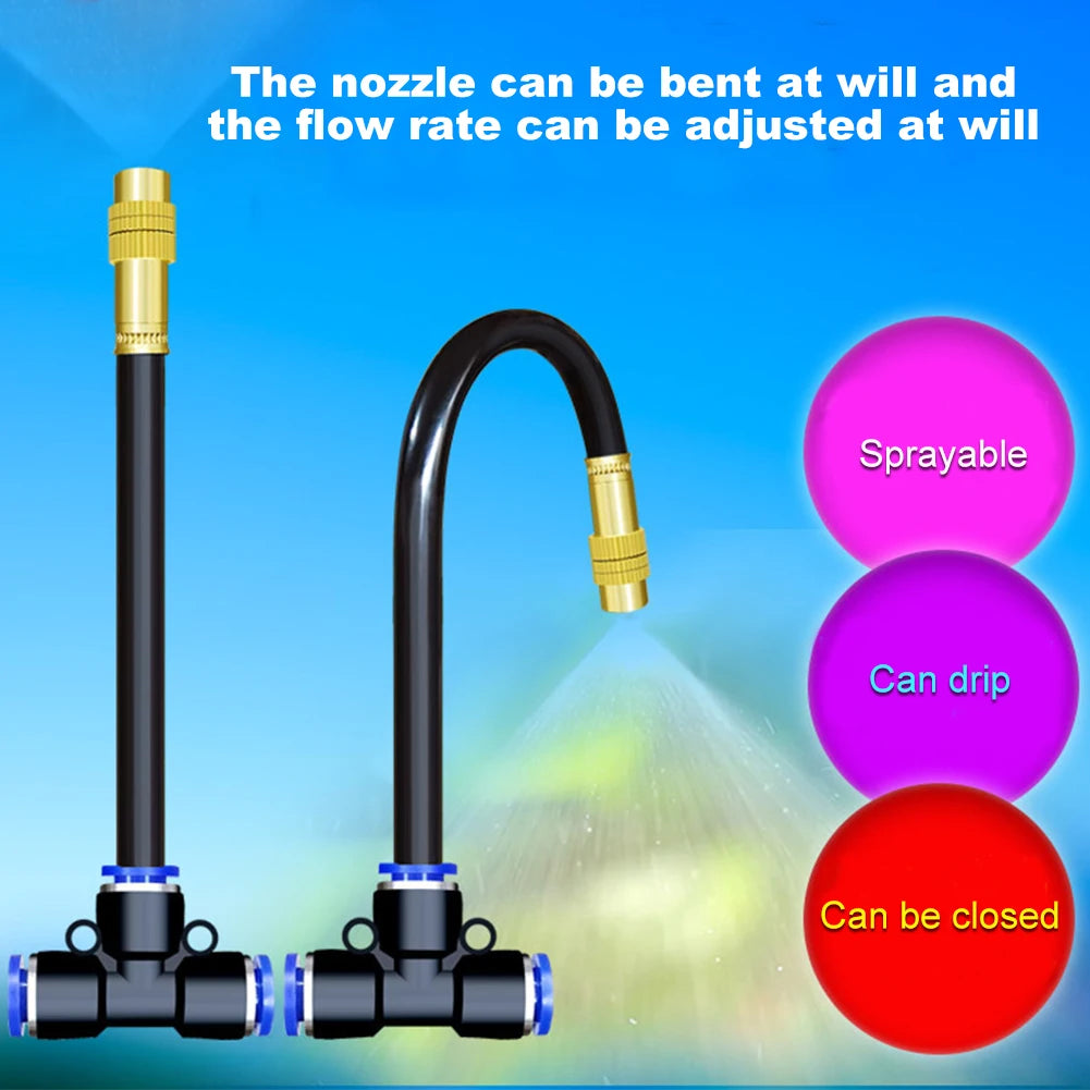 SmartSpray Automatic Watering System | Flexible 360° Spray Head | 0.8 cm Connector