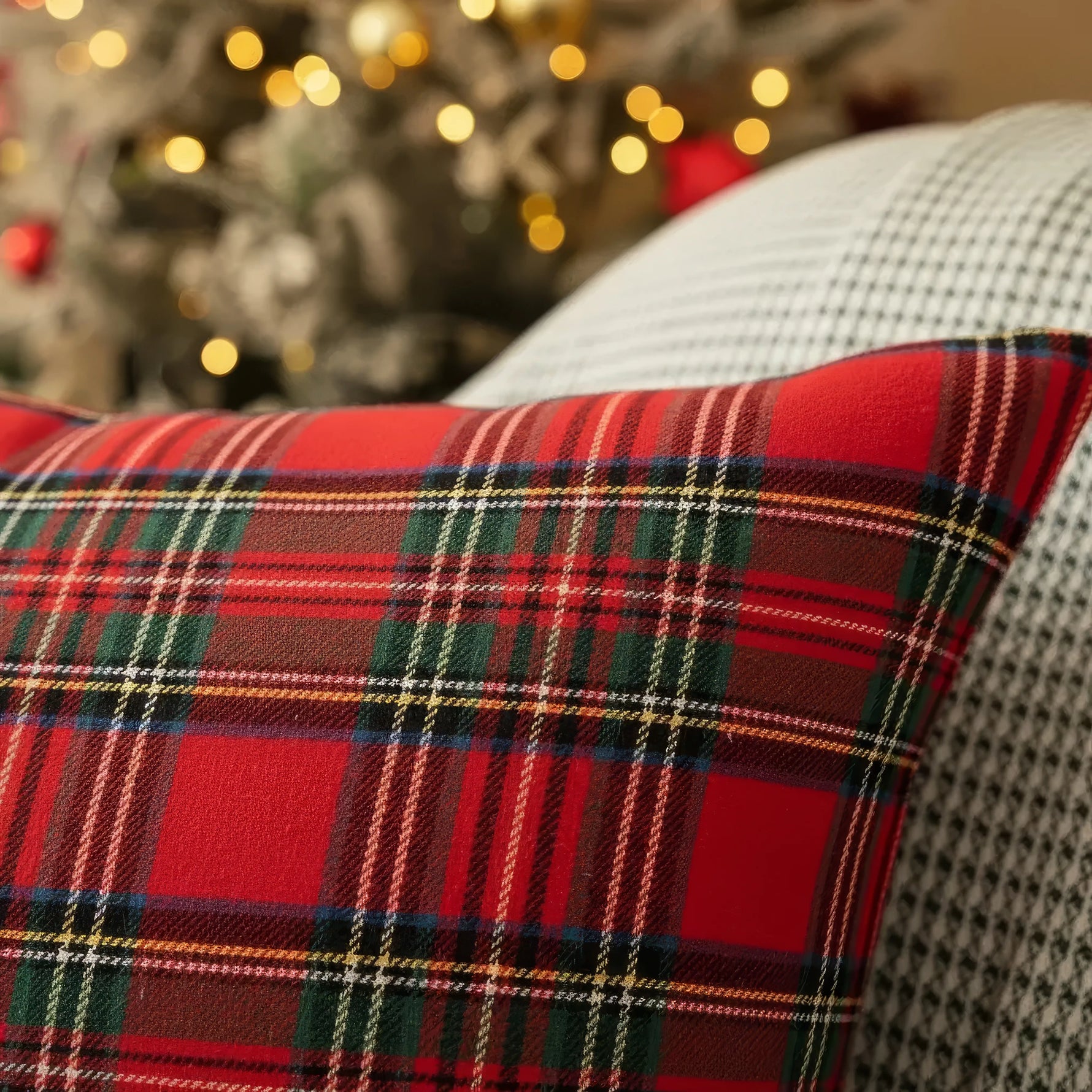 Festive Christmas Cushion Cover Set (2 Pack)