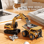 Creative Building Action: Mini RC Construction Vehicle Set
