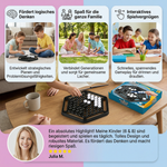 Interaktives Strategiespiel Push-Chess für Familien – Denk- und Logikspiel für Kinder