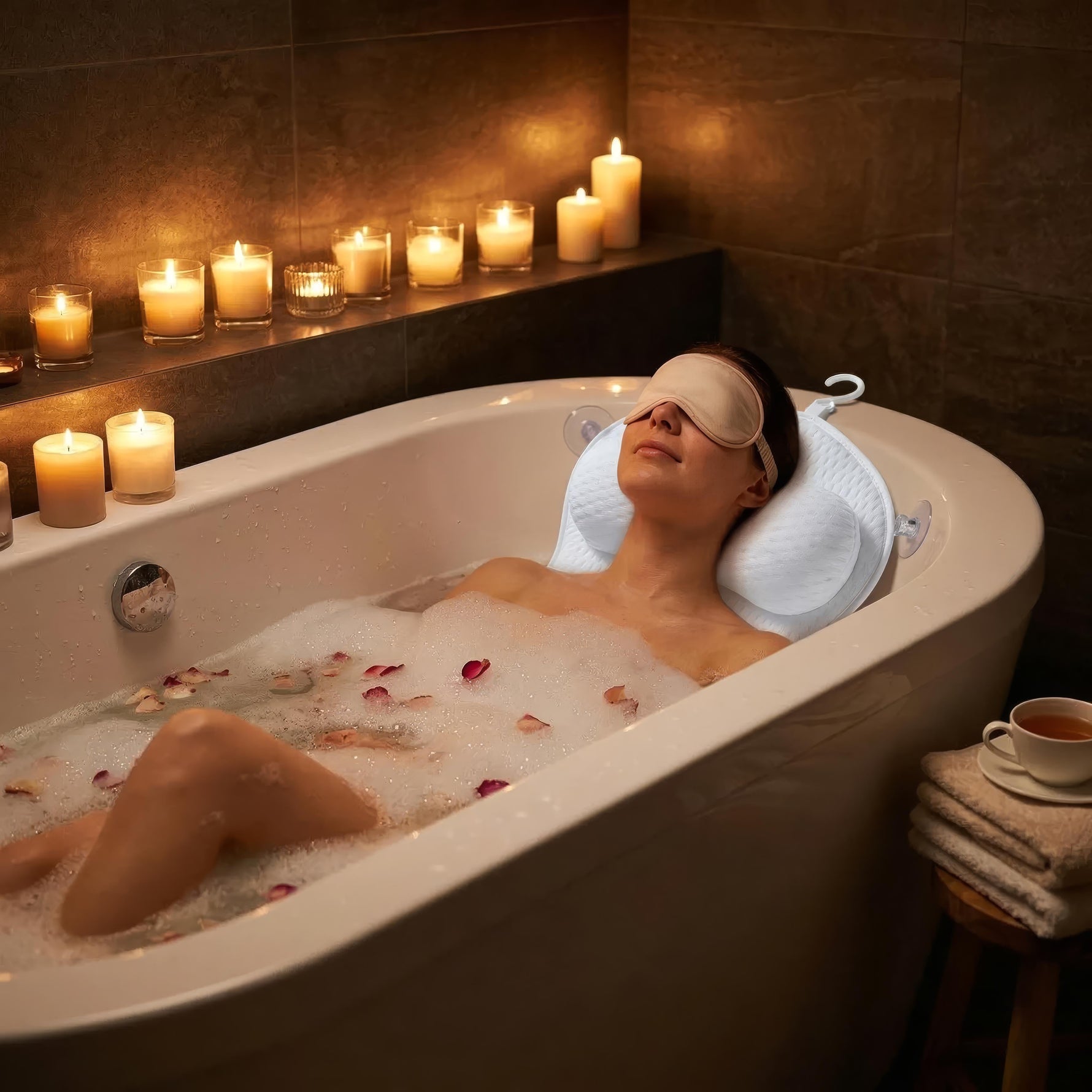 AquaRelax – Ergonomisches Badekissen für ultimative Entspannung