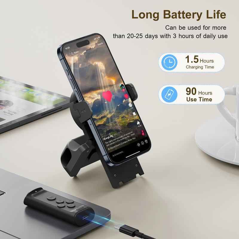 Ergonomischer Smartphone-Halter mit Bluetooth-Fernauslöser