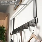 Practical Door Hook Organizer with 6 Aluminum Hooks