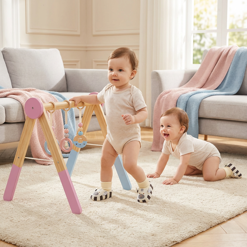 Bequeme Baby-Socken mit rutschfester Sohle – Warm und kuschelig