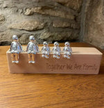 Harmonie Bild Familie – Symbolische Dekorationsstatue der Verbindung