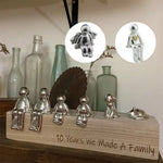 Harmonie Bild Familie – Symbolische Dekorationsstatue der Verbindung