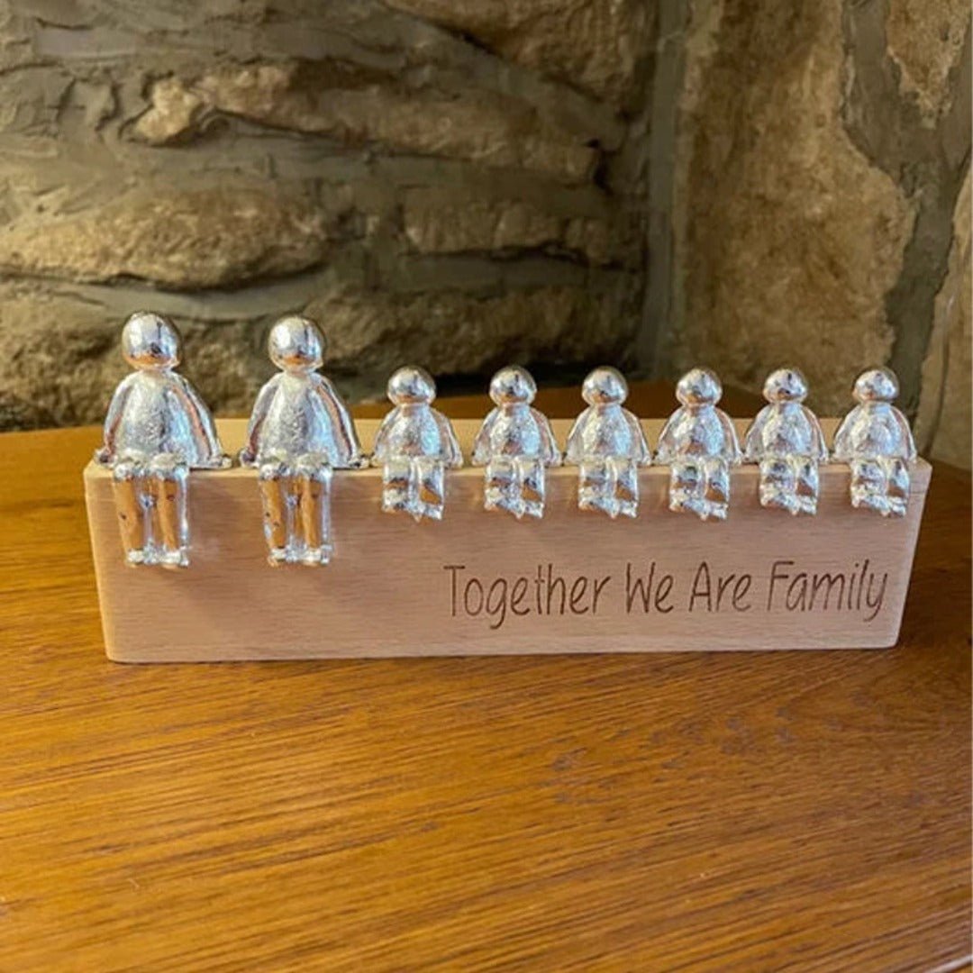 Harmonie Bild Familie – Symbolische Dekorationsstatue der Verbindung