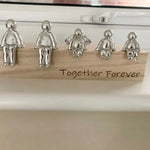 Harmonie Bild Familie – Symbolische Dekorationsstatue der Verbindung