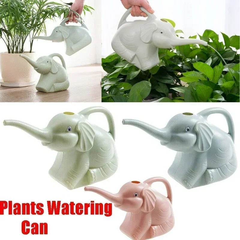 Cute Elephant Watering Can for Children - 30 cm Plastic