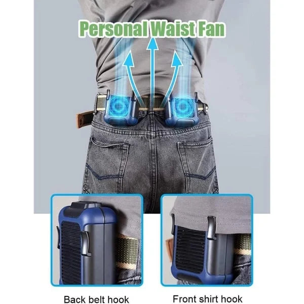 Stylish Portable Fan – Quiet, Rechargeable, and Elegant