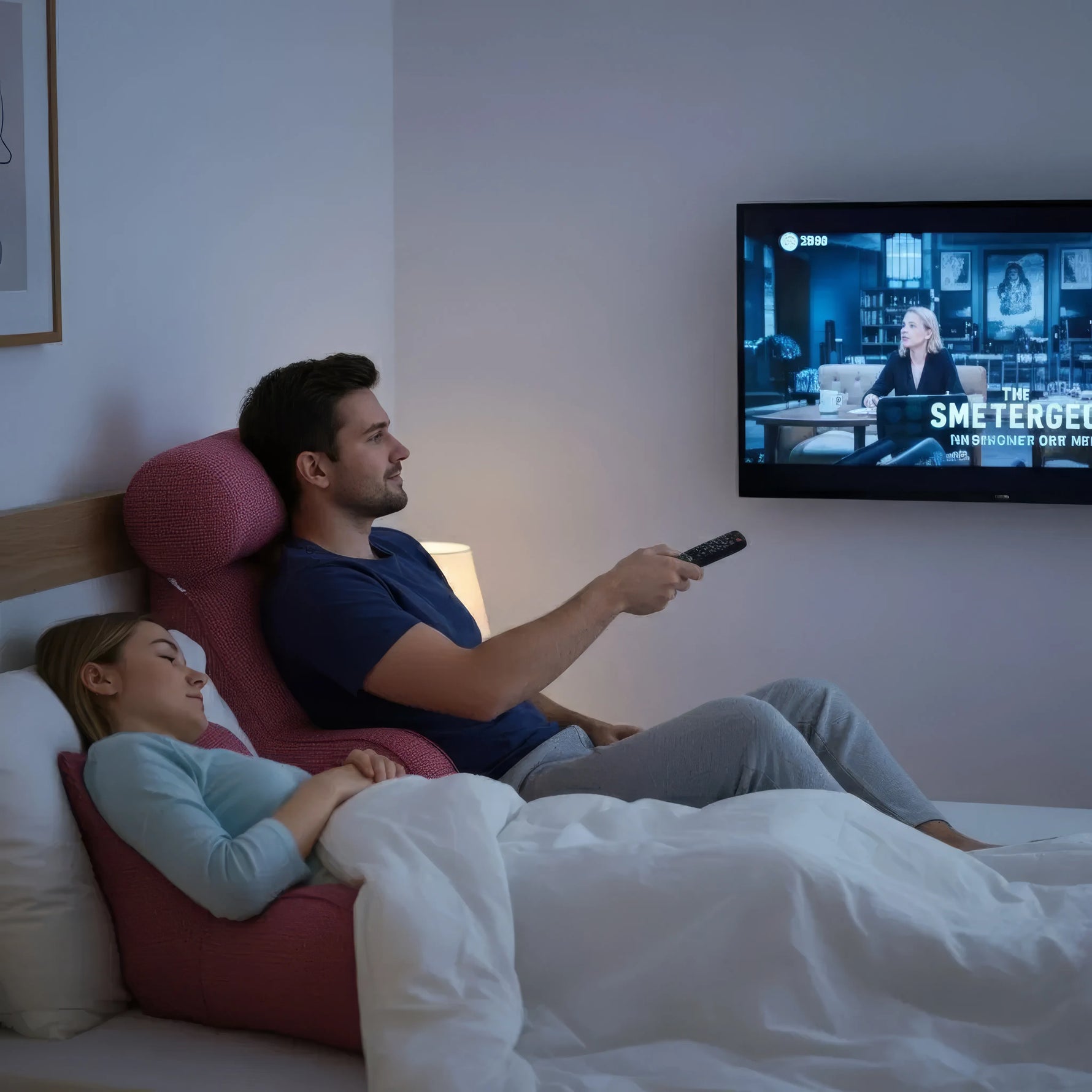 Entspanntes Lernen und Lesen im Bett mit dem RelaxNest